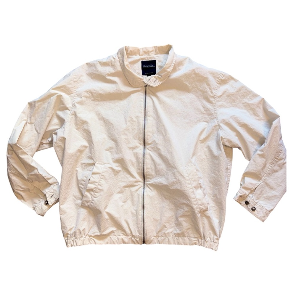 Brooks Brothers‎ Lightweight Cotton Light Khaki Bomber Jacket XL